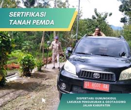 Proses sertifikasi Jalan Rejosari - Glagah, Dispertaru laksanakan pengukuran